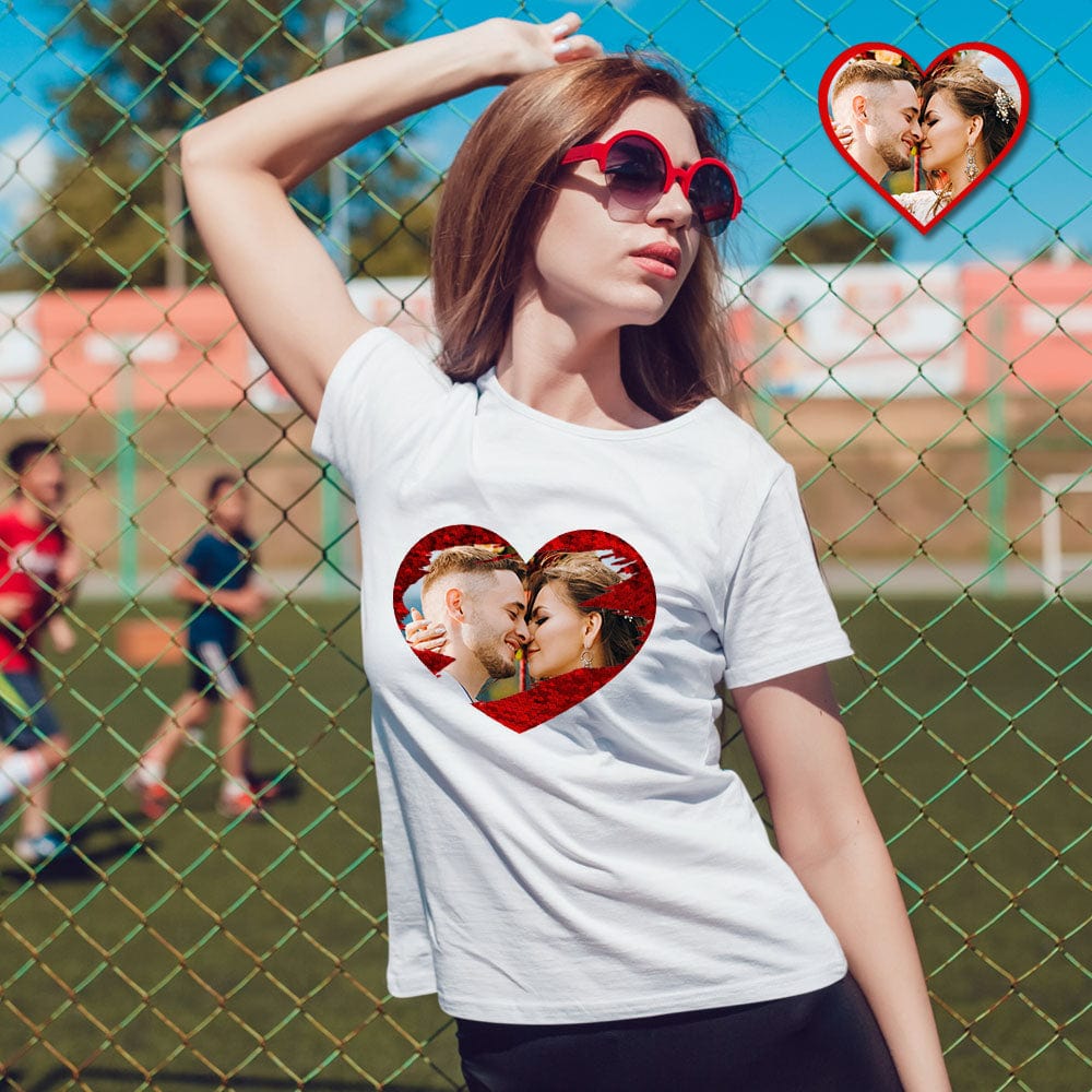 Custom Sequin Men T-Shirts (Heart) – Bloomkins Shops (part of
